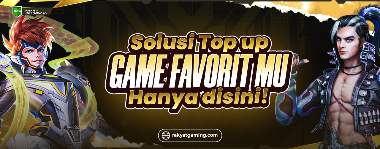 Semua game favoritmu tersedia di Rakyat Gaming
